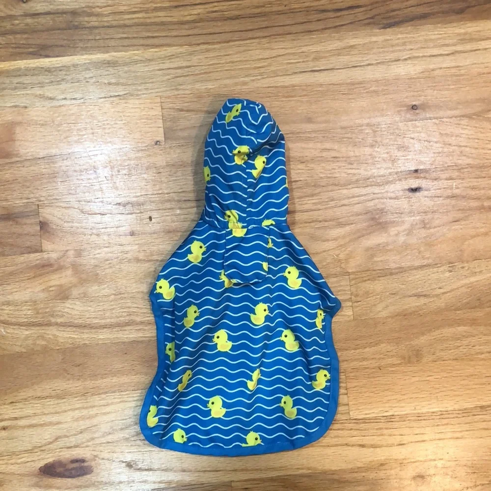 Frisco Dog Rubber Ducky Raincoat. Size xsmall